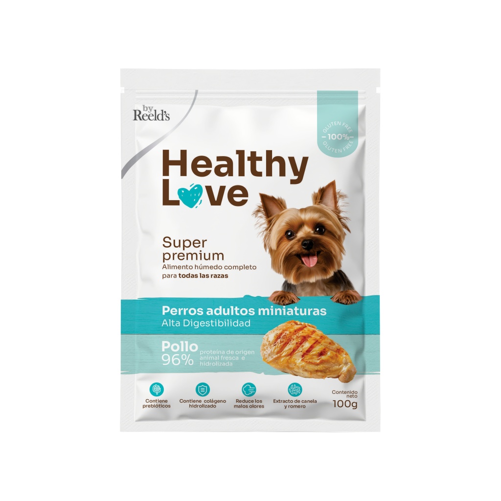 HEALTHY LOVE PERROS ADULTOS MINIATURA PTN27 BOL X 100 GR