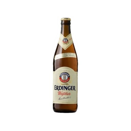 CERVEZA ERDINGER WEISSBIER BOTELLA x 500 cc UNIDAD