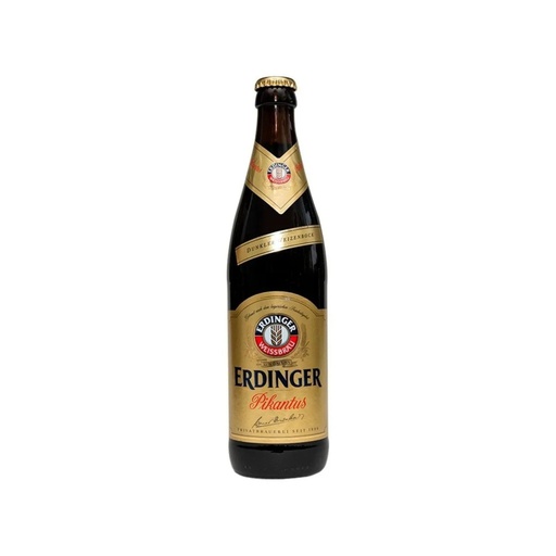 CERVEZA ERDINGER PIKANTUS BOTELLA x 500 cc UNIDAD