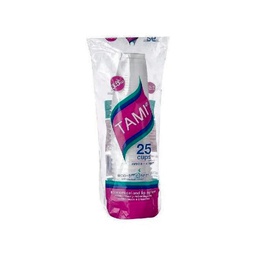 [3031302] VASOS 3.5 OZ TRANSP TAMI RLL X 25UND