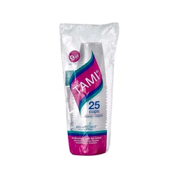 [3031307] VASOS 9 OZ TRANSP TAMI RLL X 25UND