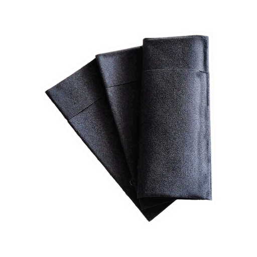 SERVILLETA AIR LAID KANGORA JEANS NEGRO 40 X 32 TEXAS  UNIDAD